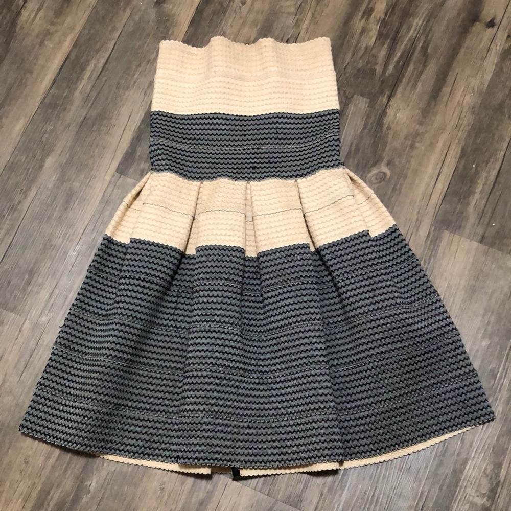 Pleasure Doing Business Dress Mini Strapless SZ XS
